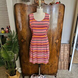 Striped mini dress NWT